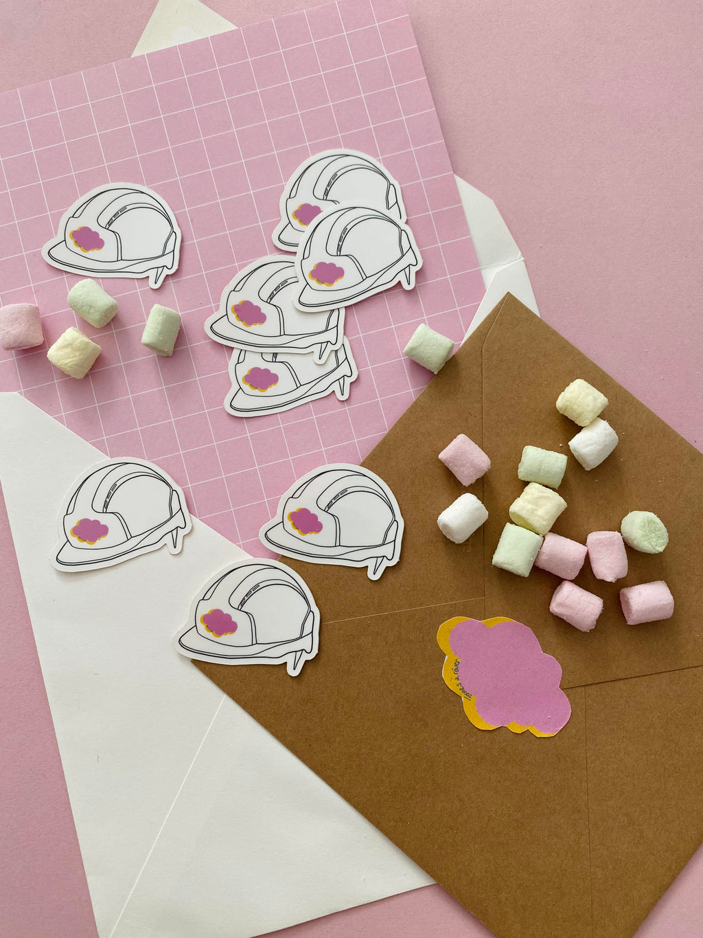 Stickers - casque de chantier