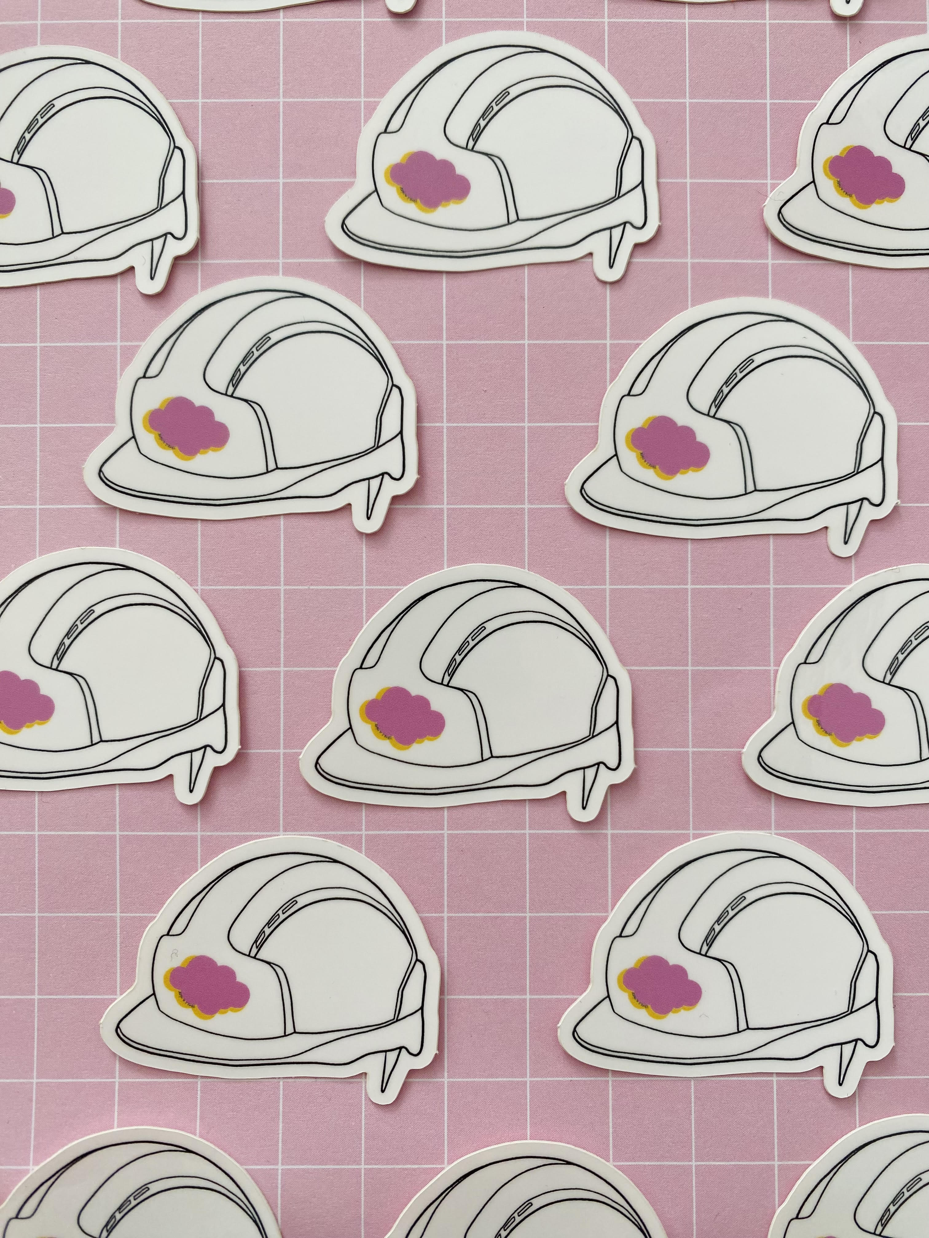 Stickers - casque de chantier